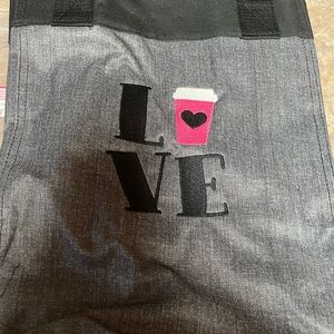 Thirty-One Black and Gray Tote Bag